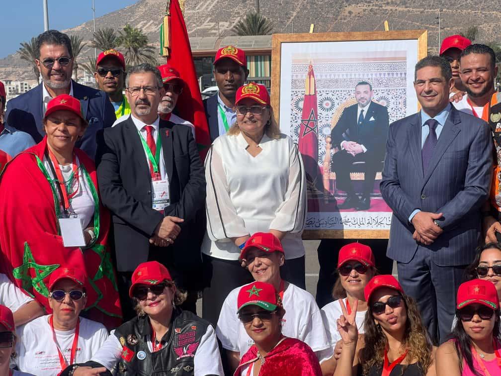 والي جهة سوس ماسة يعطي انطلاقة رالي قافلة المسيرة الخضراء للتنمية