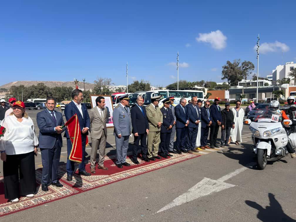 والي جهة سوس ماسة يعطي انطلاقة رالي قافلة المسيرة الخضراء للتنمية